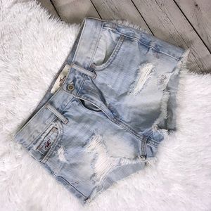 Hollister jean shorts